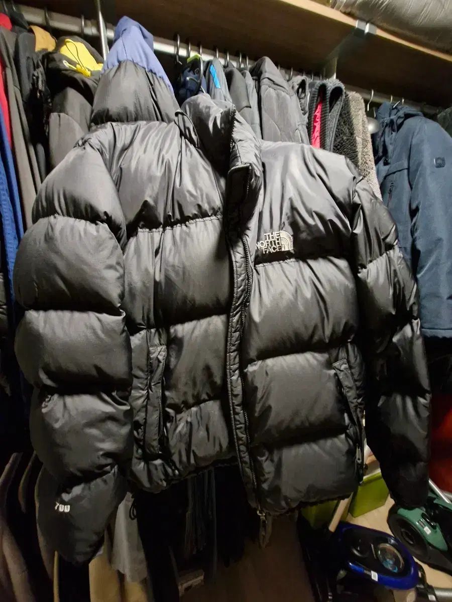 THE NORTH FACE ザノースフェイス 700 ブラック グースダウン ダウン アウター