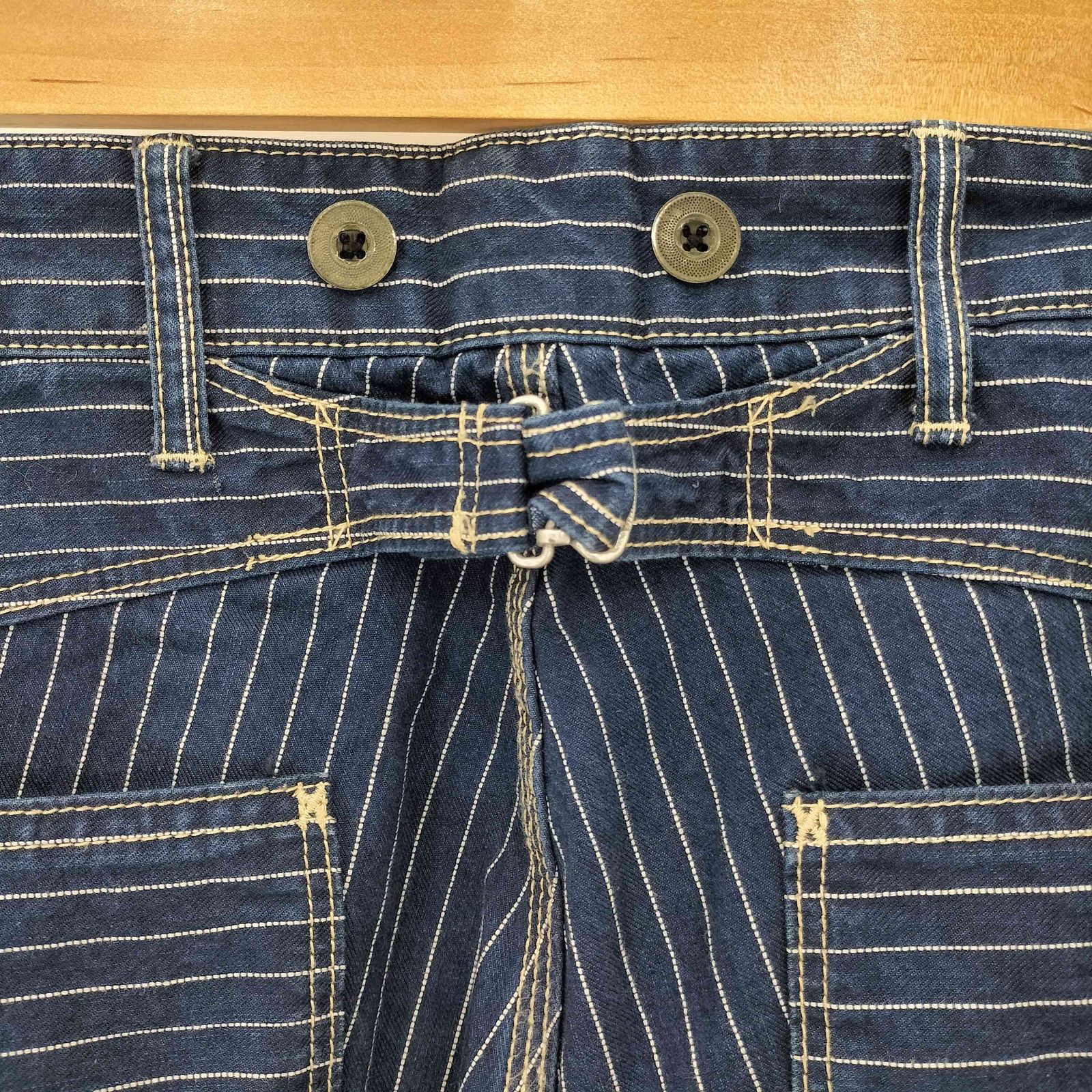  ショット Schott RANCHER ヒッコリーストライプ デニムパンツ レディース 28 その他 デニム ジーンズ