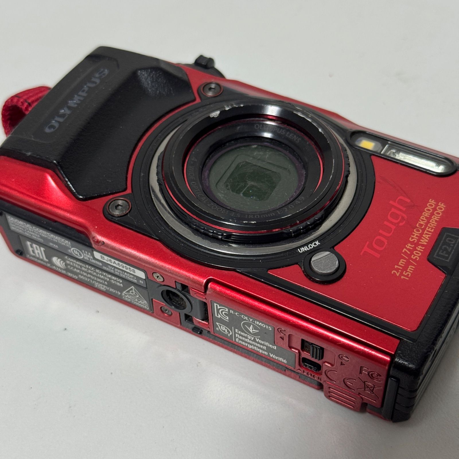 OLYMPUS Tough TG-6 レッド 防水 防塵 耐衝撃 アウトドア 水中撮影