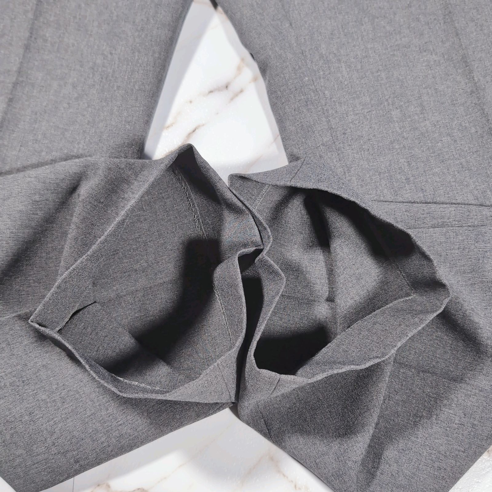  21 AW THE PANTS 32 M グレー 日本製 2タック スラックス パンツ