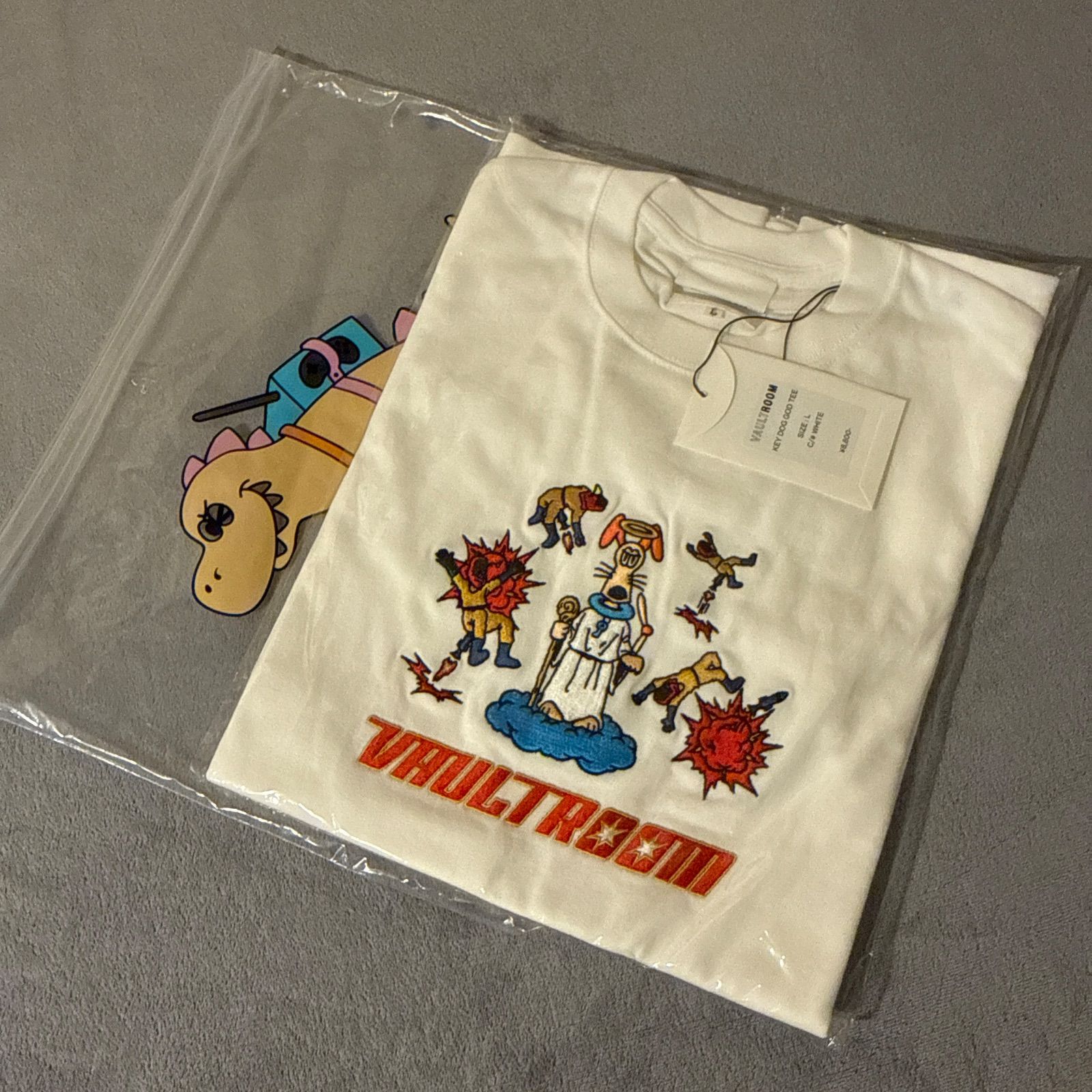 Lサイズ】新品未使用 Vaultroom KEYDOG GOD TEE - メルカリ