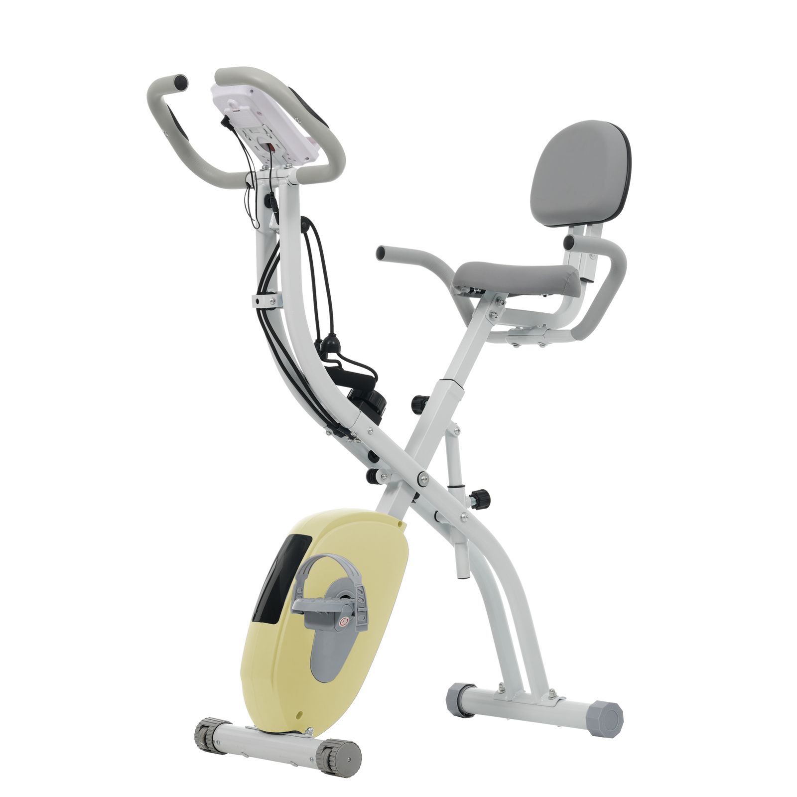 X バイク エクササイズバン イエロー ライトグレー