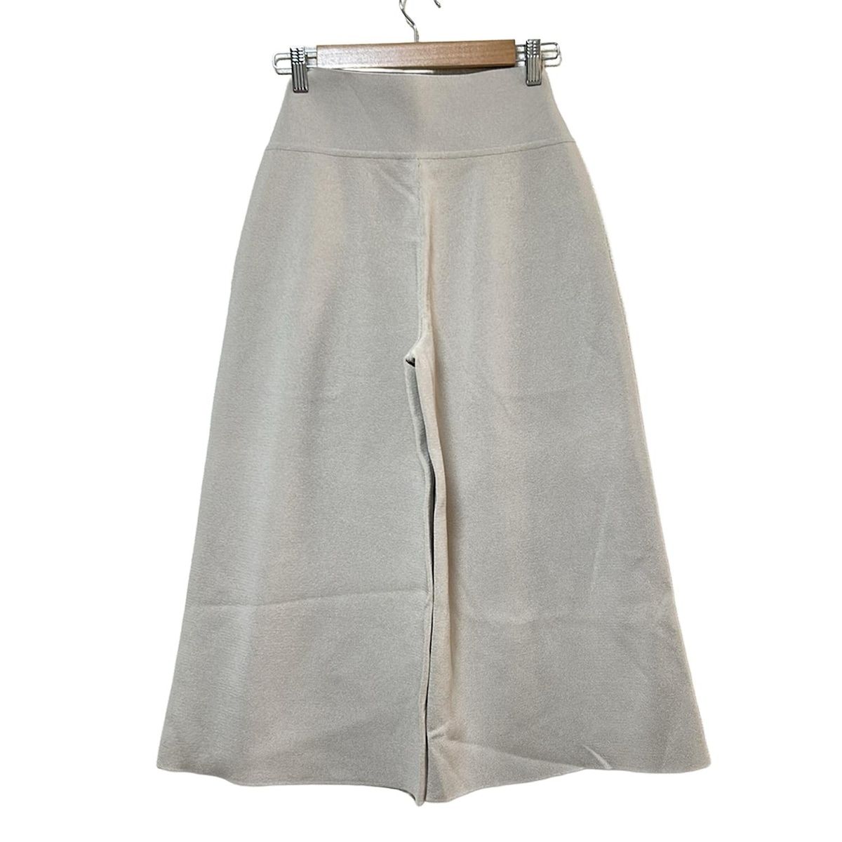 フォクシーニューヨーク パンツ サイズ40 M レディース 38989 ベージュ クロップド 半端丈 ニット ウエストゴム COLLECTION