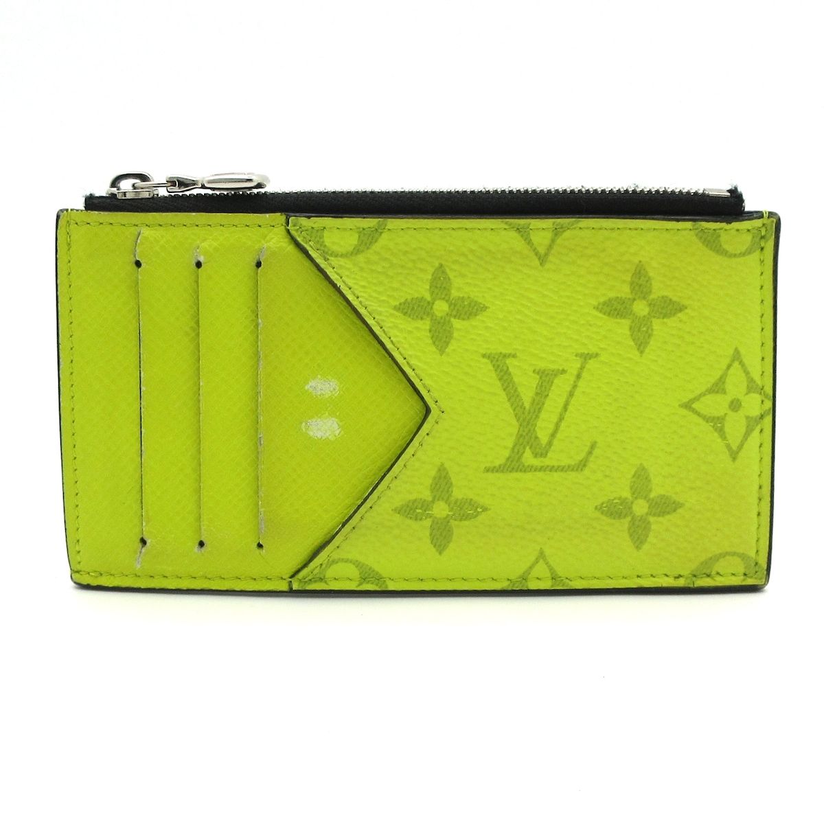 LOUIS VUITTON ルイヴィトン コインケース タイガラマ コインカードフォルダー M 30320 ジョーヌ レザー 牛革