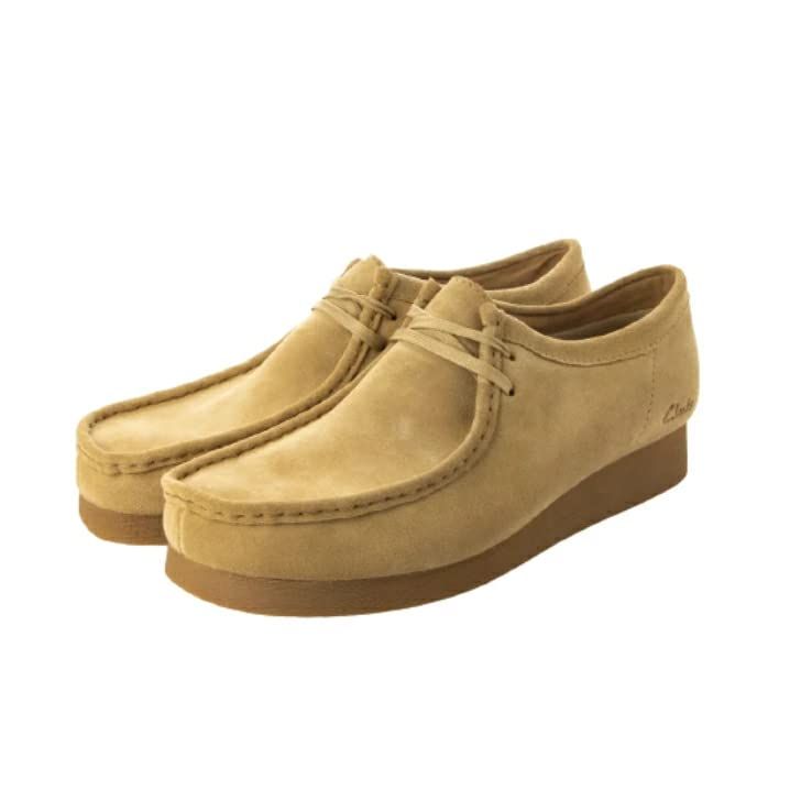 クラークス clarks Wallabee EVO WP ワラビーエヴォウォータープルーフ 防水 メンズ レディース メープル ブラック スエード レザー シューズ 靴 スニーカー 梅雨 モカシン トレンド 2617 m