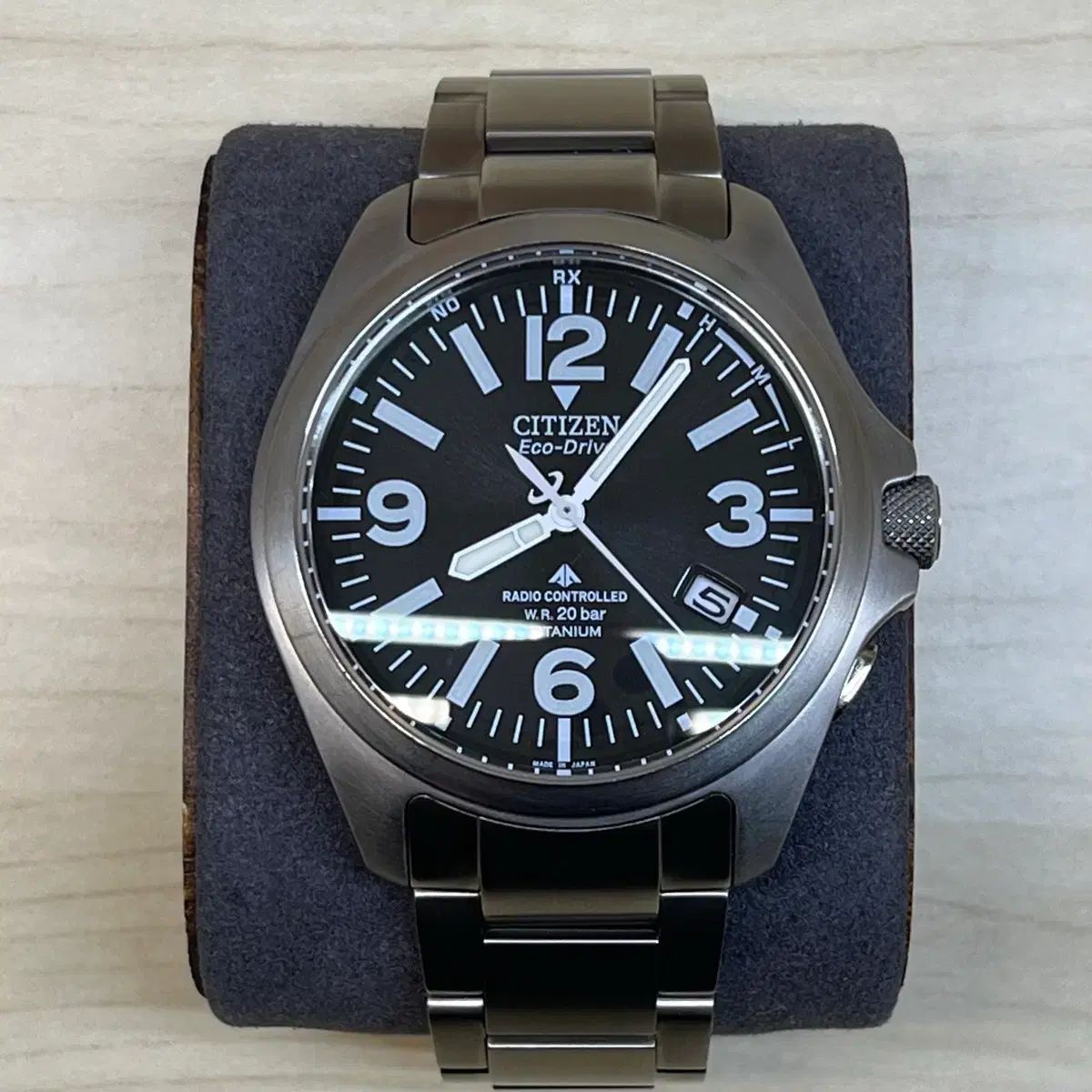 A級 CITIZEN シチズン PMD 56 2862 エコードライブ ラジオコントロール