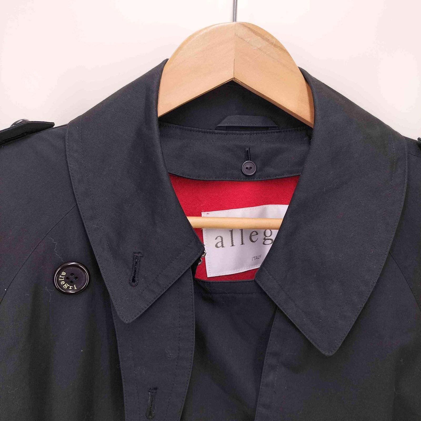アレグリ allegri イタリア製 ライナー付き トレンチコート メンズ