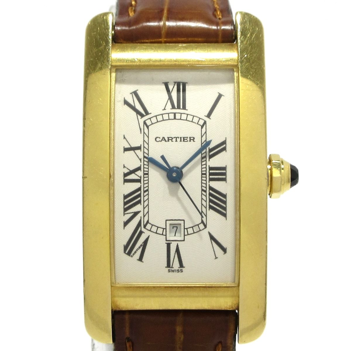 Cartier(カルティエ) 腕時計 タンクアメリカンMM ボーイズ K18YG