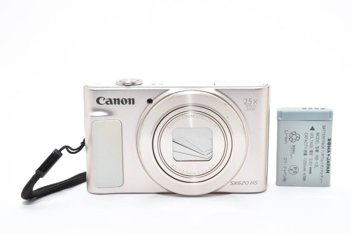キャノン Canon PowerShot SX 620 HS シルバー コンパクトデジタルカメラ L 27 6338