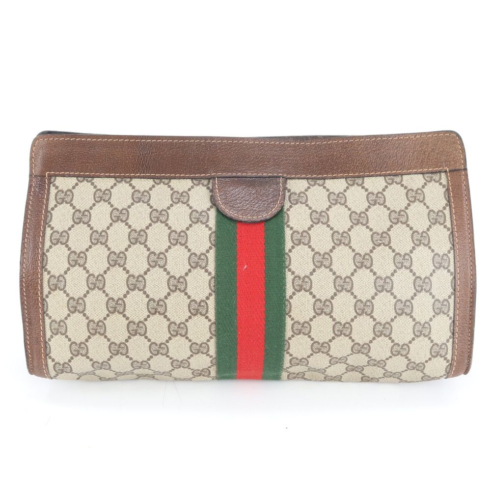 オールド グッチ パルファム GG スプリーム シェリーライン レザー