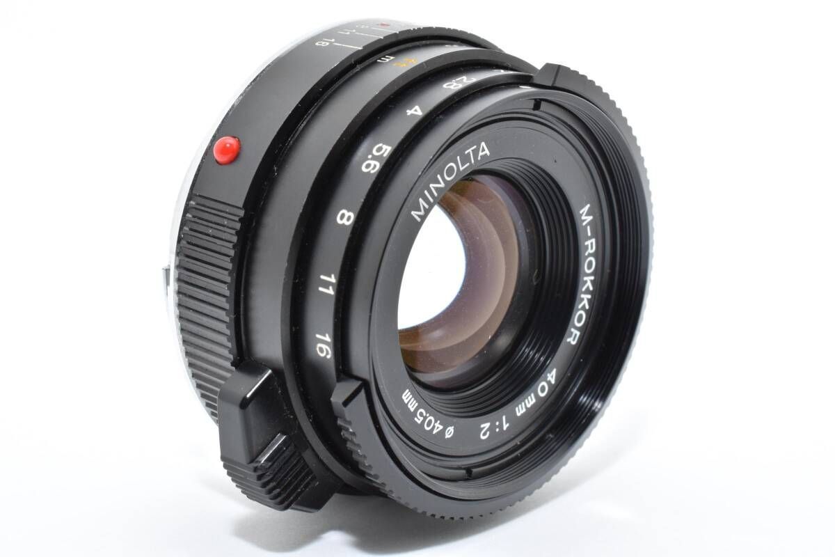  ミノルタ MINOLTA M ROKKOR 40 mm F 2 CLE ライカMマウント 単焦点レンズ L 49 6597 レンズ(単焦点) カメラ