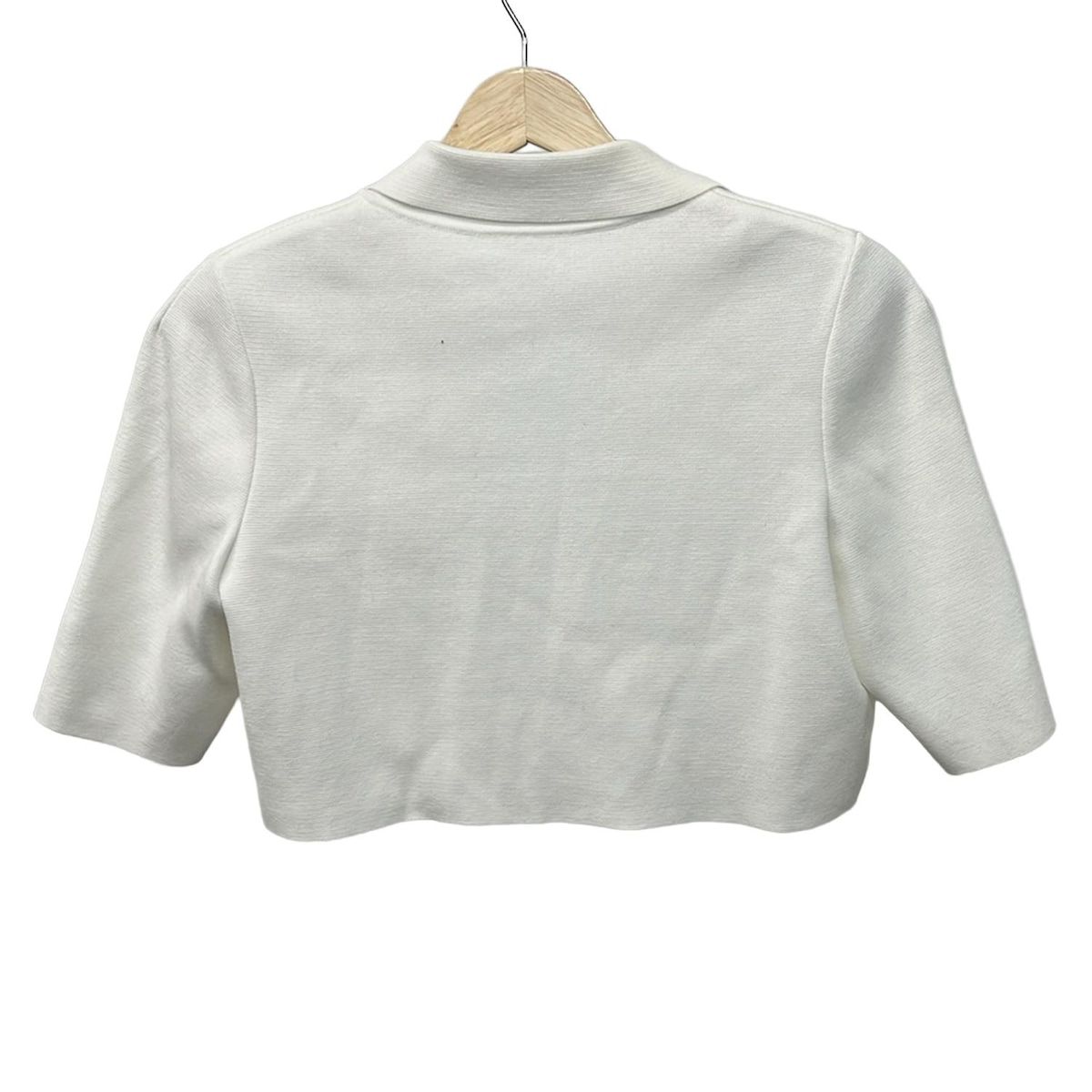 FOXEY(フォクシー) ジャケット サイズ40 M レディース - 37110 白 半袖