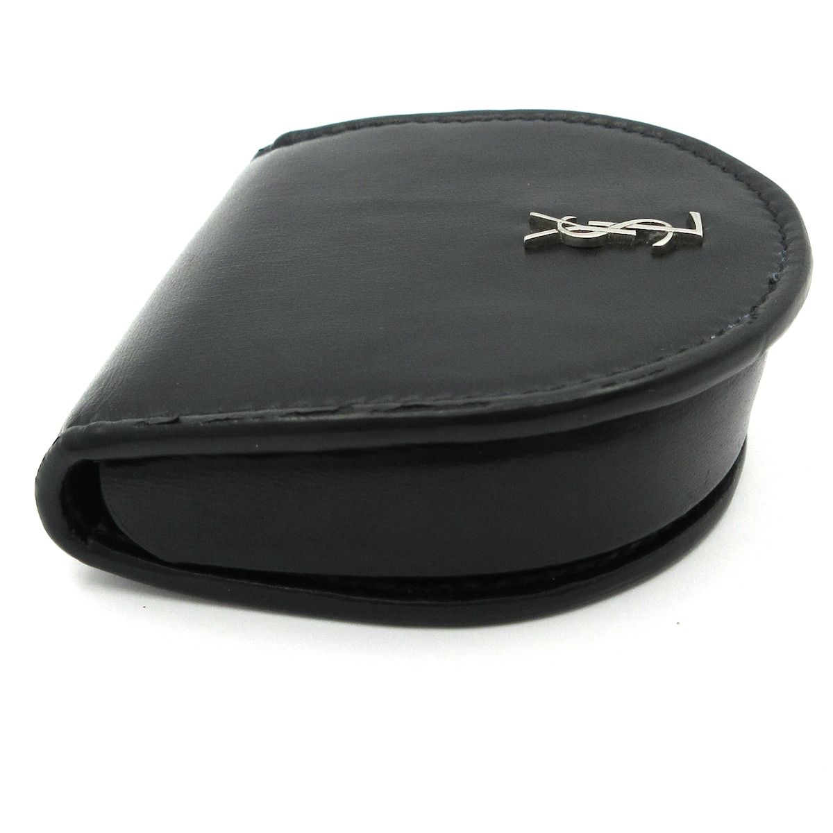  SAINT LAURENT PARIS サンローランパリ コインケース 664516 黒 レザー その他 折り財布