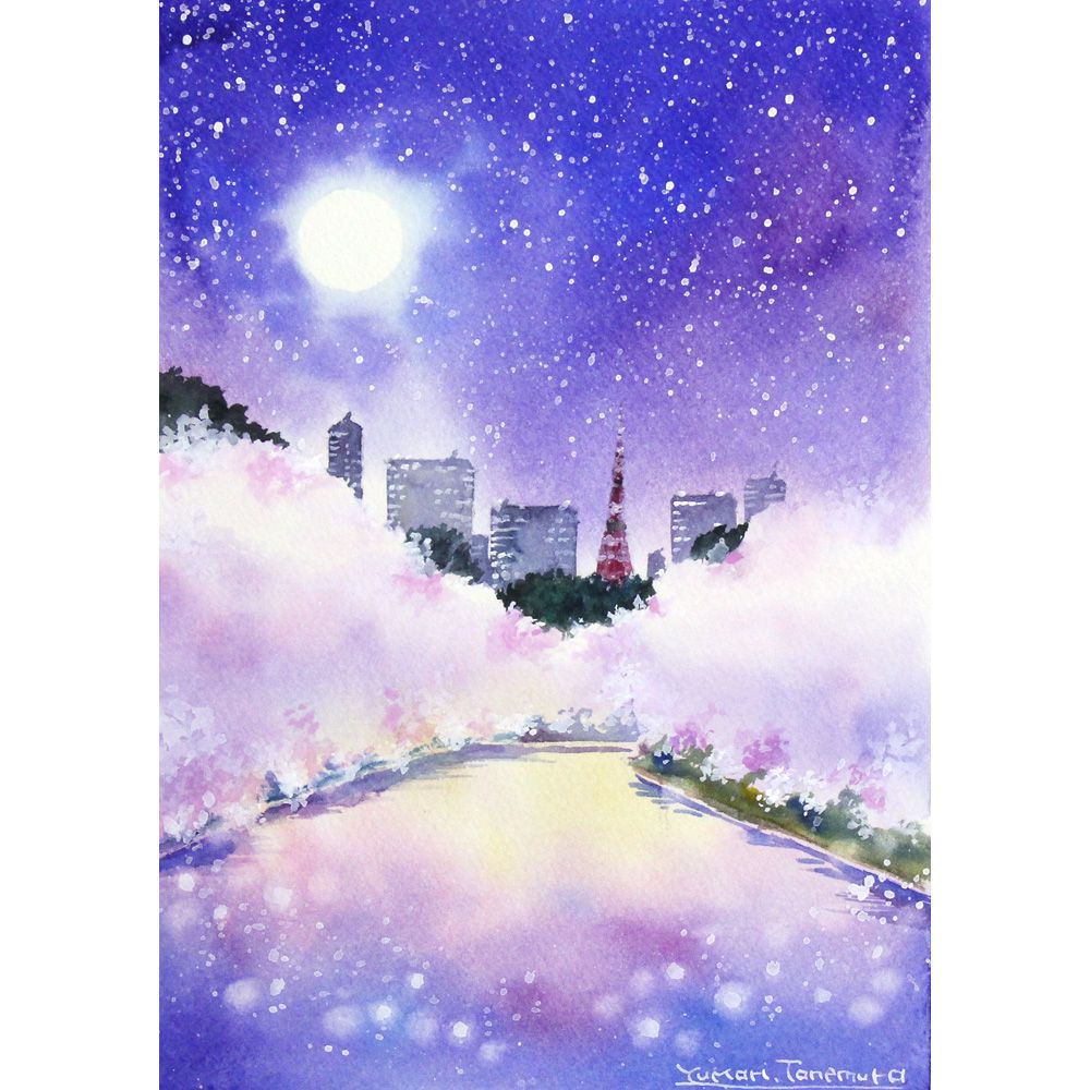 やなせたかし　原画　水彩画　メルカリ便にて発送致します やなせたかし原画水彩画メルカリ便にて発送致します