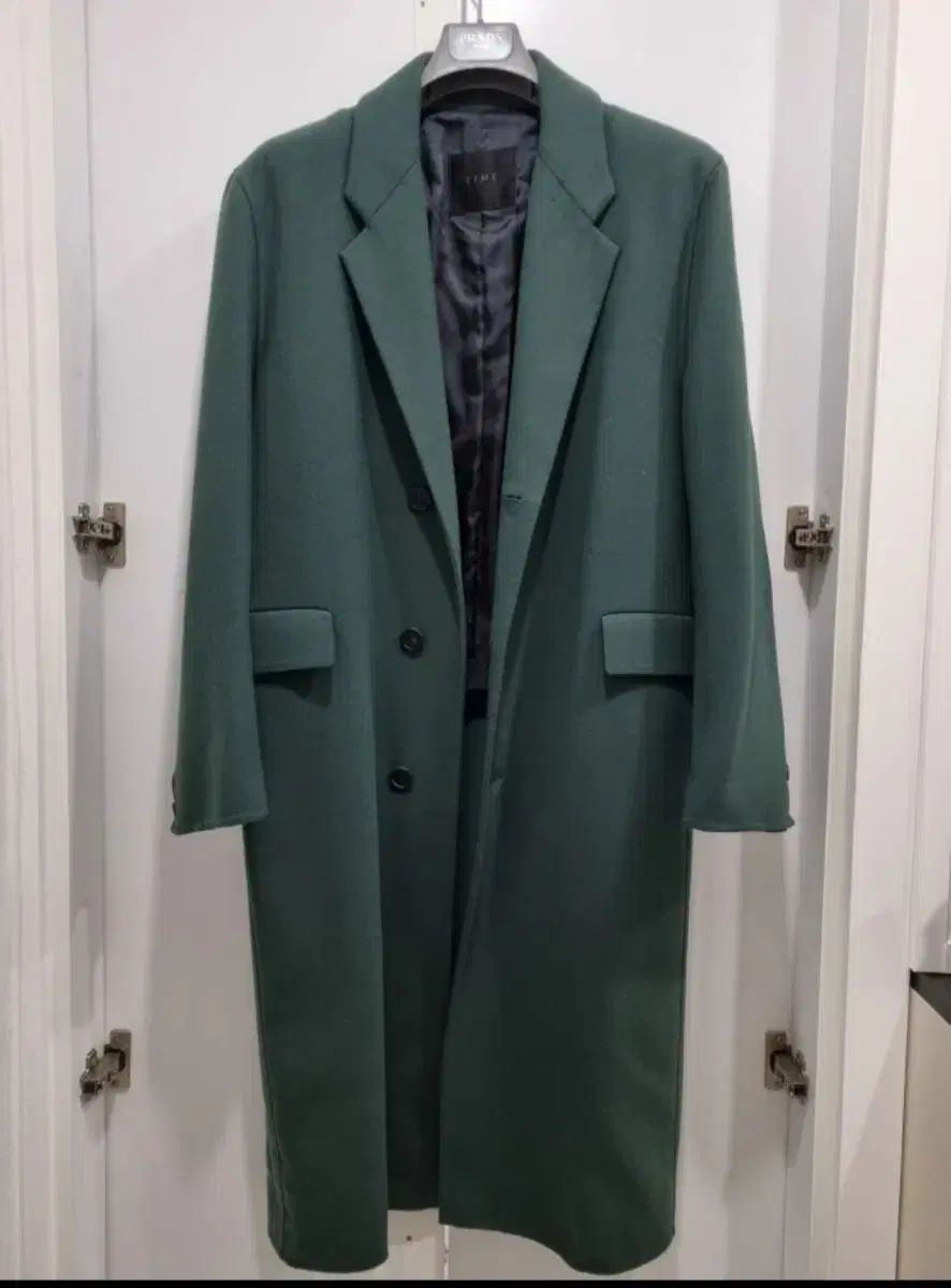 TIME HOMME グリーン色 メンズ コート