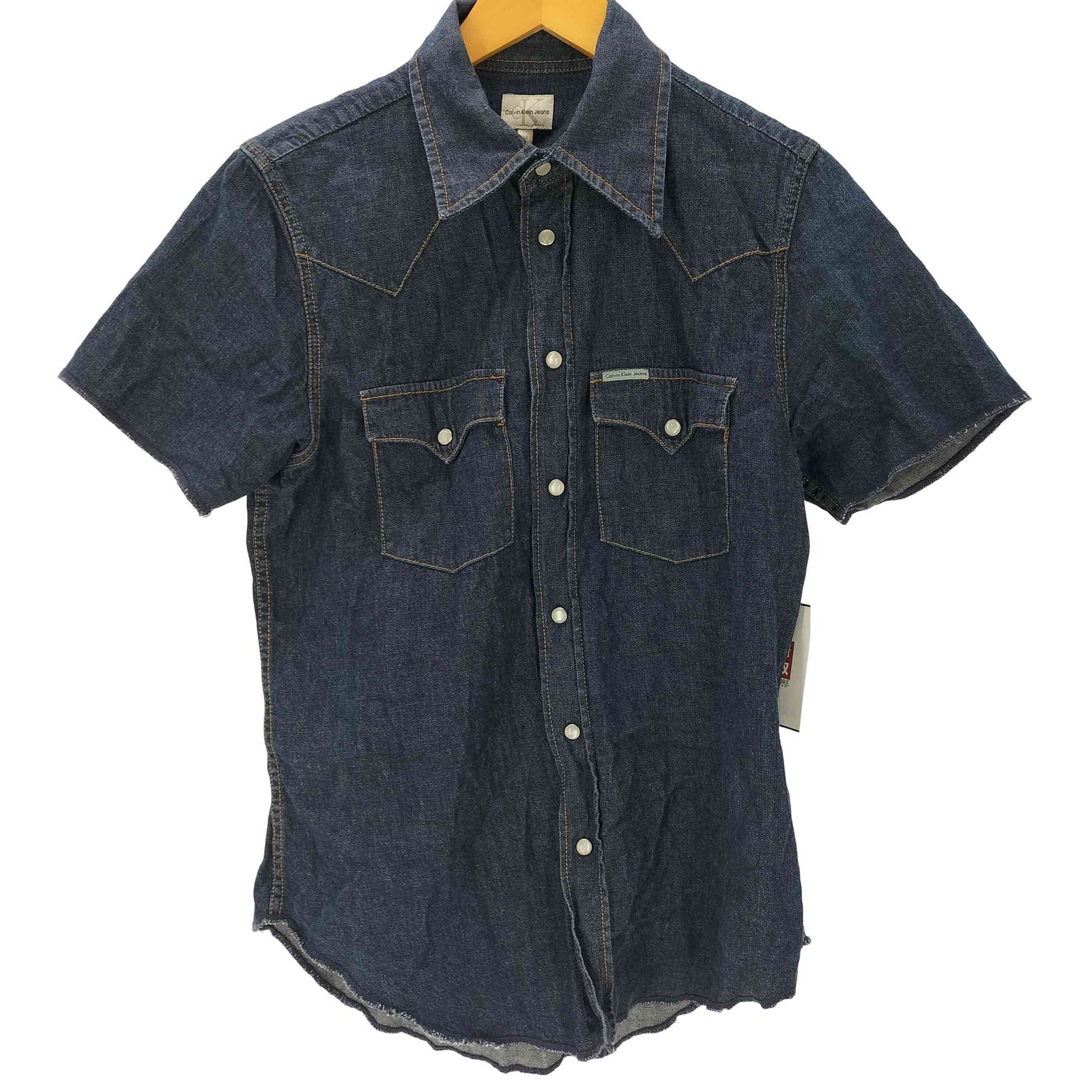 カルバンクラインジーンズ Calvin Klein Jeans S/S 袖 裾 カットオフ 