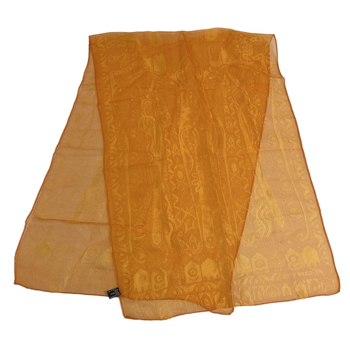 ETRO エトロ スカーフ オレンジ