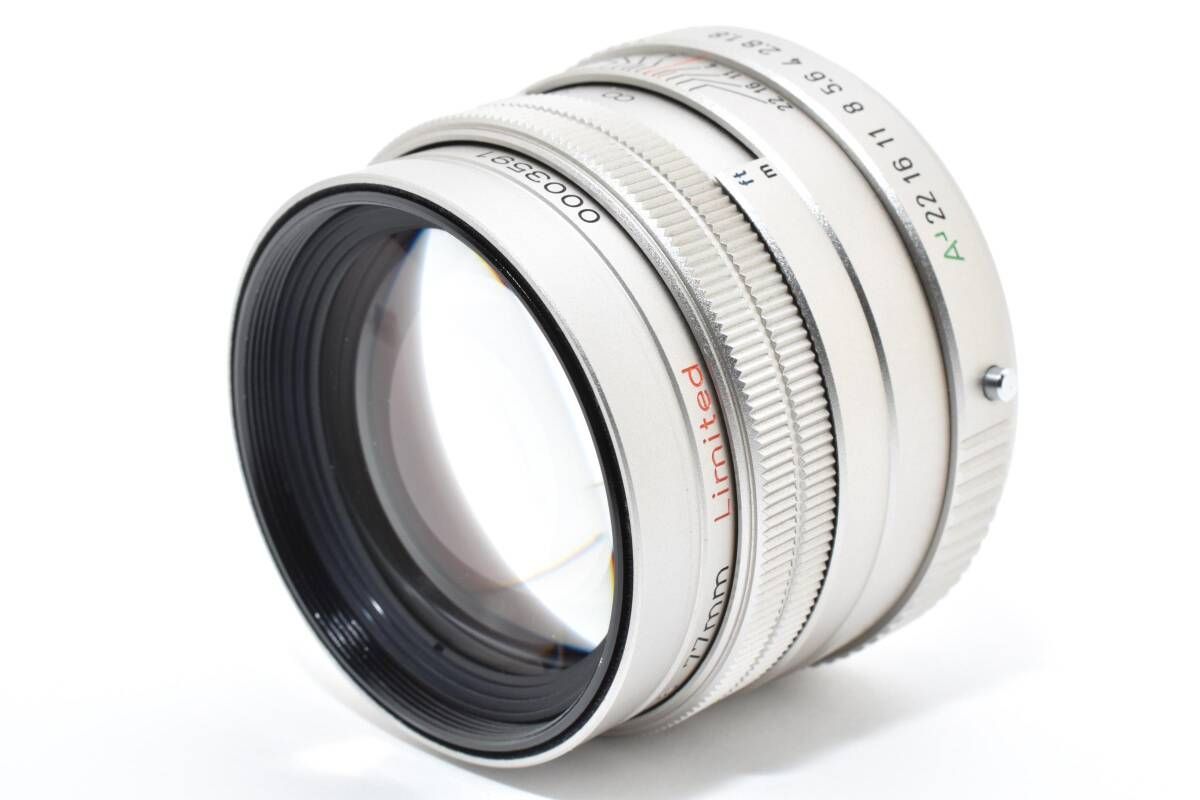 ペンタックス PENTAX FA 77 MM F 1 8 LIMITED シルバー な日本製 MADE IN JAPAN 交換レンズ L 42 7401