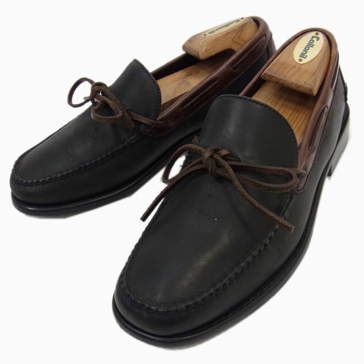 ◇COLE HAAN レザー デッキシューズ モカシン ローファー ブラック