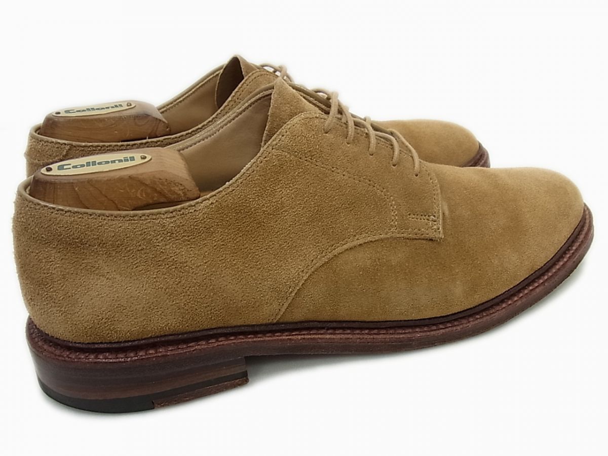 ALDEN サンドスウェード 外羽根式プレーントゥ（EDIFICE別注品） ALDEN