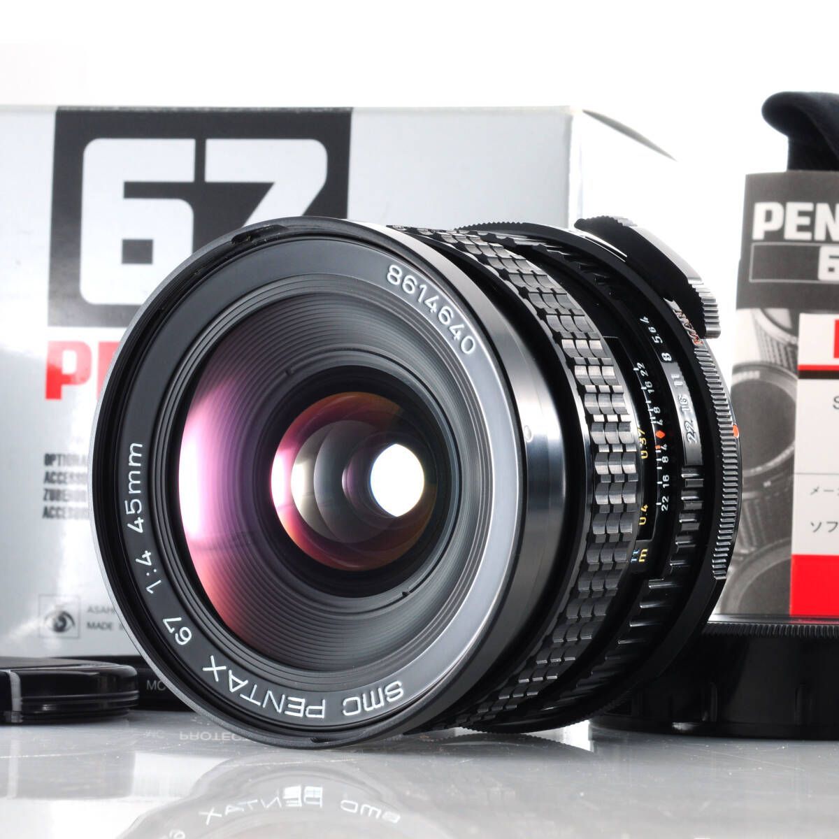 ペンタックス 超 SMC PENTAX 67 45 mm F 4 中判広角レンズ 元 き Mint P 604