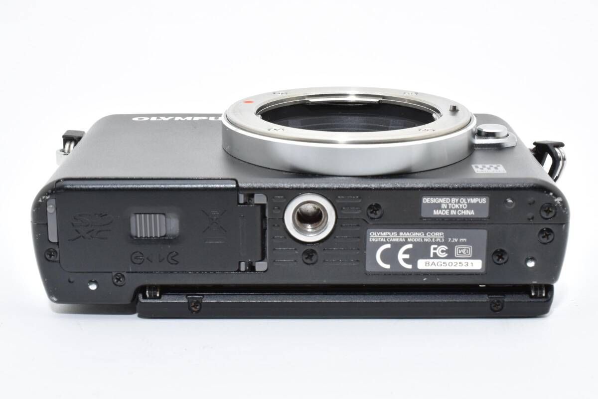  ショット数222回 オリンパス Olympus E PL 3 ボディ ブラック ミラーレス一眼 L 55 7410 ミラーレス一眼 デジタルカメラ