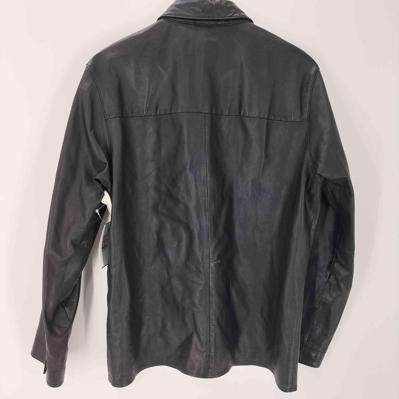 カルバンクライン CALVIN KLEIN L/S 羊革 ラムレザー シャツ