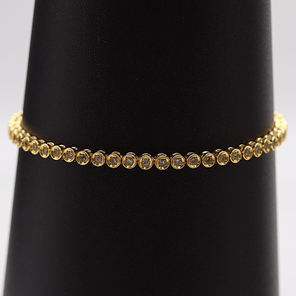 ダイヤ テニスブレス ブレスレット バングル D 1 05 ct K 18 9 8 g 56石 アクセサリー ジュエリー 0050710 12 ERT AKO KMT