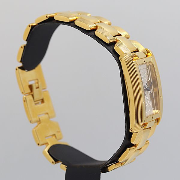 稼働 クレディスイス ファインシルバー 999 0 009842 QZ シルバー文字盤 メンズ腕時計 2550000 12 ETY SMZ