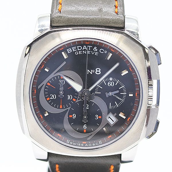 保 ベダ カンパニー No 8 クロノグラフ 867 010 310 AT 自動巻ブラック文字盤 腕時計 0046310 12 RKT MTY