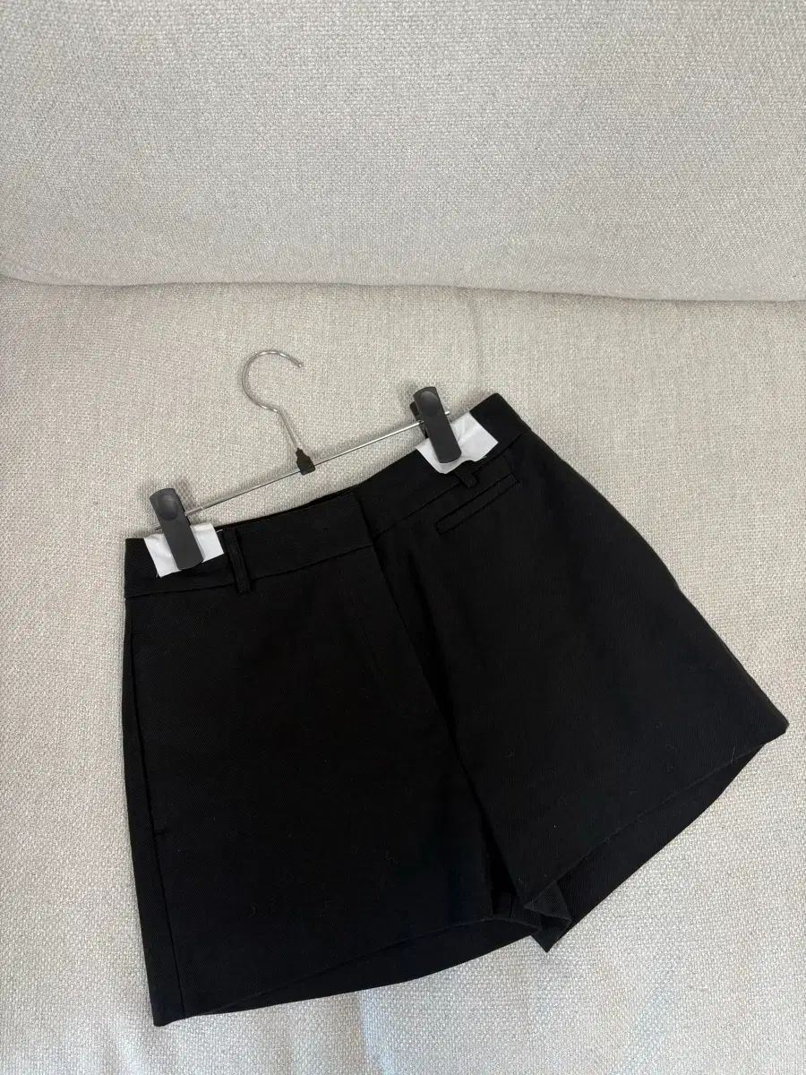 シエsie メイ コットン ショート パンツ ブラック S