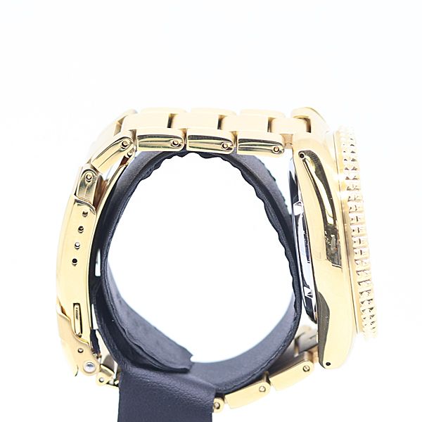 稼働 セイコー 4 R 36 08 E 0 AT 自動巻 メンズ 裏スケ デイデイト ゴールド文字盤 メンズ腕時計 0013200 12 BJT MTY