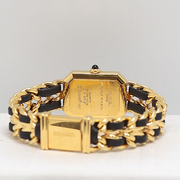  稼働 シャネル H 0001 プルミエールL Q M 96181 QZ ブラック文字盤 レディース腕時計 1983410 12 KHT KMR ABC 17703 腕時計(クォーツ) 腕時計(アナログ)