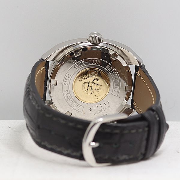 手巻 ネイビー文字盤