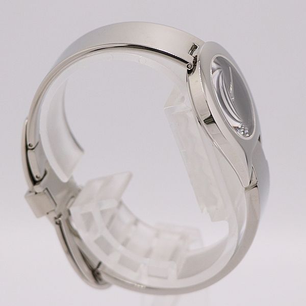 保 稼働 グッチ 6700 L QZ ブラック文字盤 レディース腕時計 5808000 12 PRT KMR ABC 17732