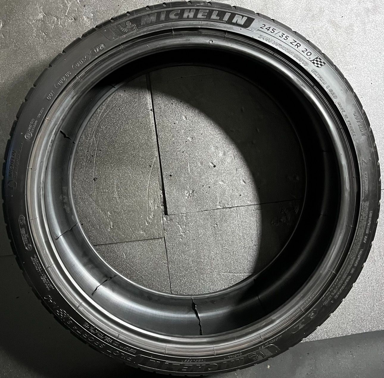  2025年製 約9分山 ミシュラン パイロットスポーツ PILOT SPORT 4 S NAO 245 35 R 20 1本 h_970 20インチ サマータイヤ ノーマルタイヤ