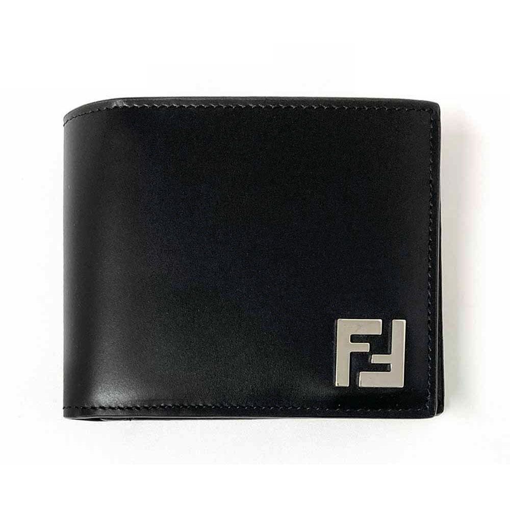 訳あり FENDI フェンディ 7 M 0373 AFF 2 F 0 GXN W FFスクエア 二つ折り財布 メンズ