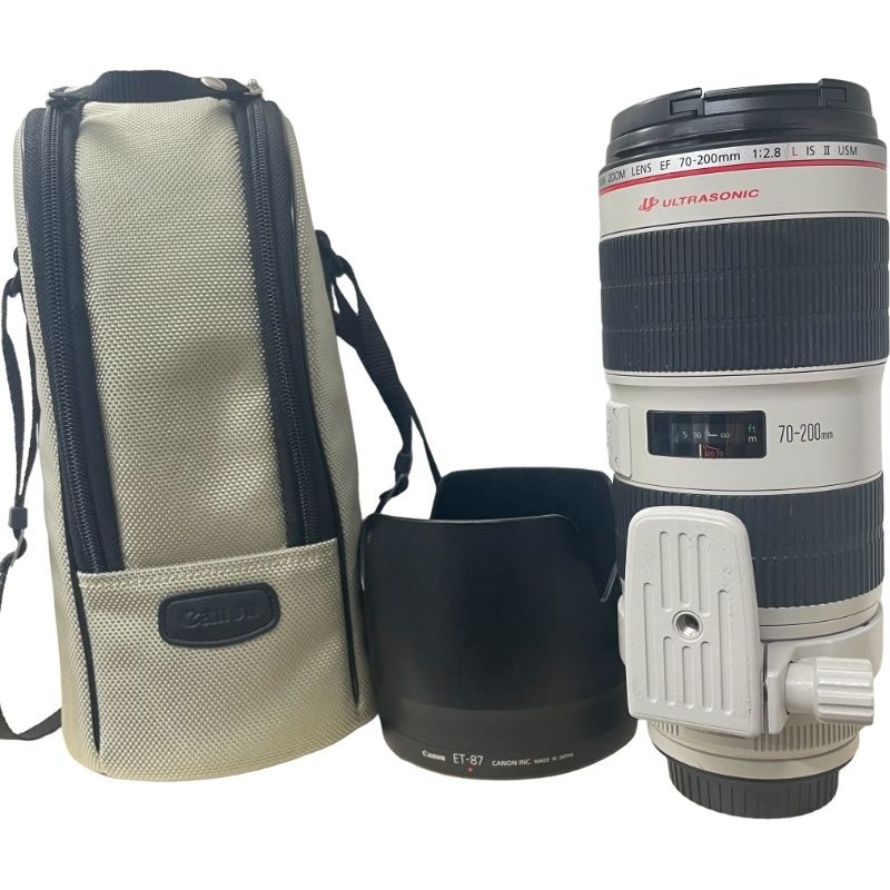 キヤノン Canon 望遠レンズ レンズのみ EF 70 200 mm F 2 8 L IS II USM ブラック