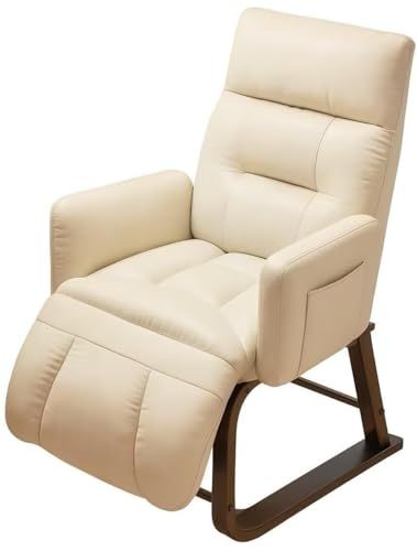 リクライニングチェア リクライニングソファ 背もたれ多段階調整 折りたたみ リラックスチェア 一人掛け ソファベッド 手すり付き オットマン付き 通気性 柔らかく 座り心地良い 在宅ワーク 読書 映画鑑賞 仮眠用 リビング 寝室 ワンルーム向け オフホワ m