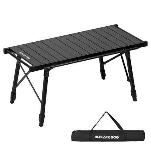 IGTテーブル 折り畳み式 3ユニット卓板 組立不要 軽量アルミ製 高さ46?64 cm調節 耐荷重120 kg igt対応 キャンプテーブル アウトドアテーブル m