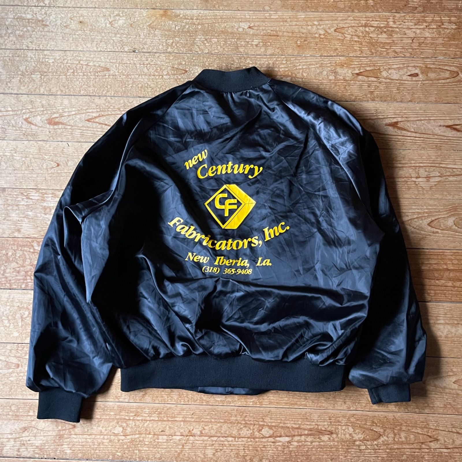 80's USA製 Dunbrooke back print nylon jacket. 古着 PLA JAC