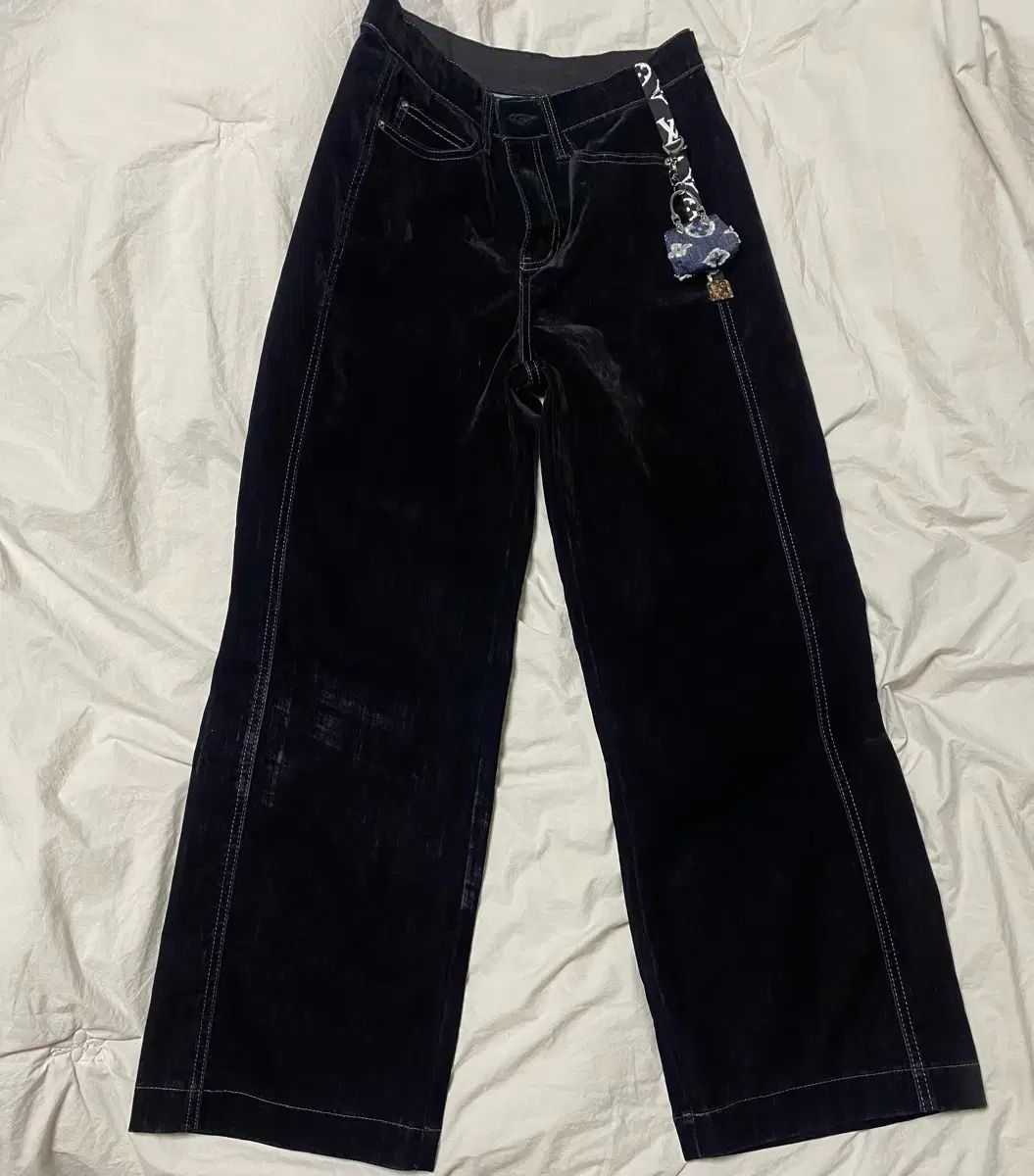 ツアーベルベット パンツ ブラック 55