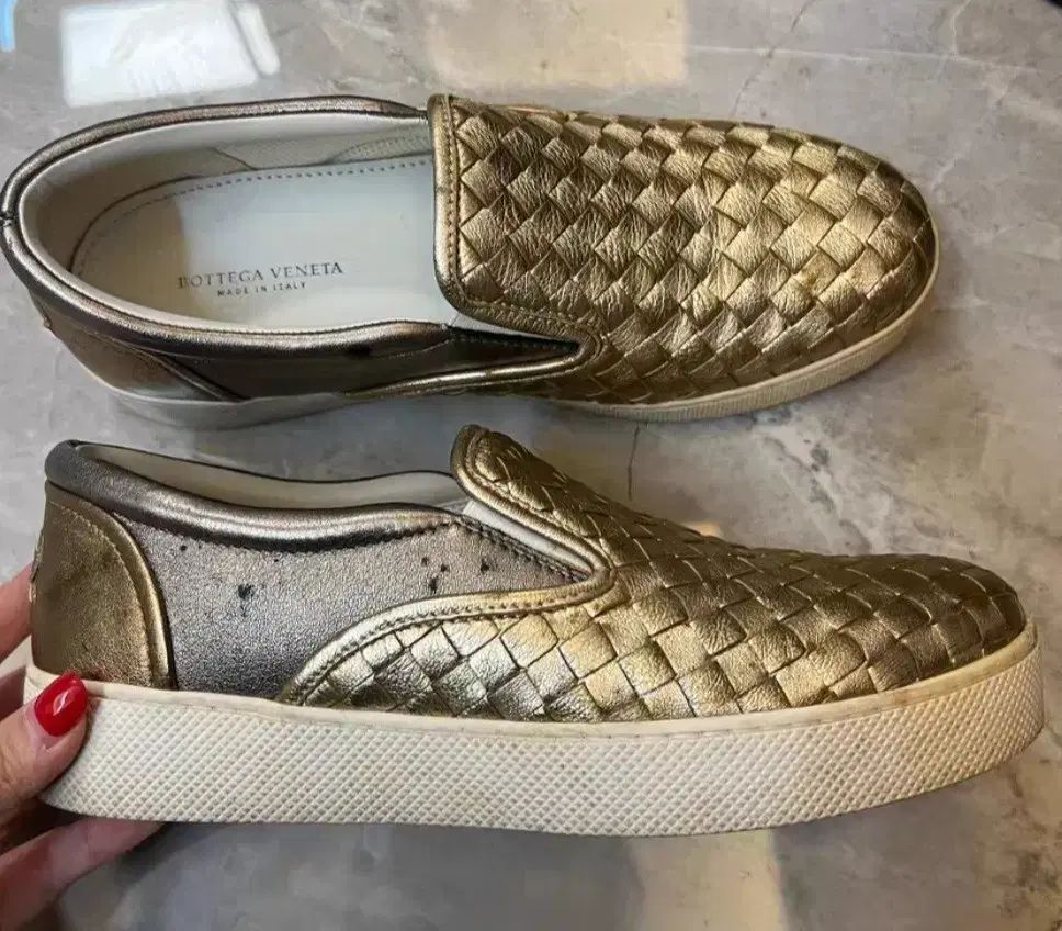 ボッテガ ヴェネタ GOLD スニーカー スリッポン 35