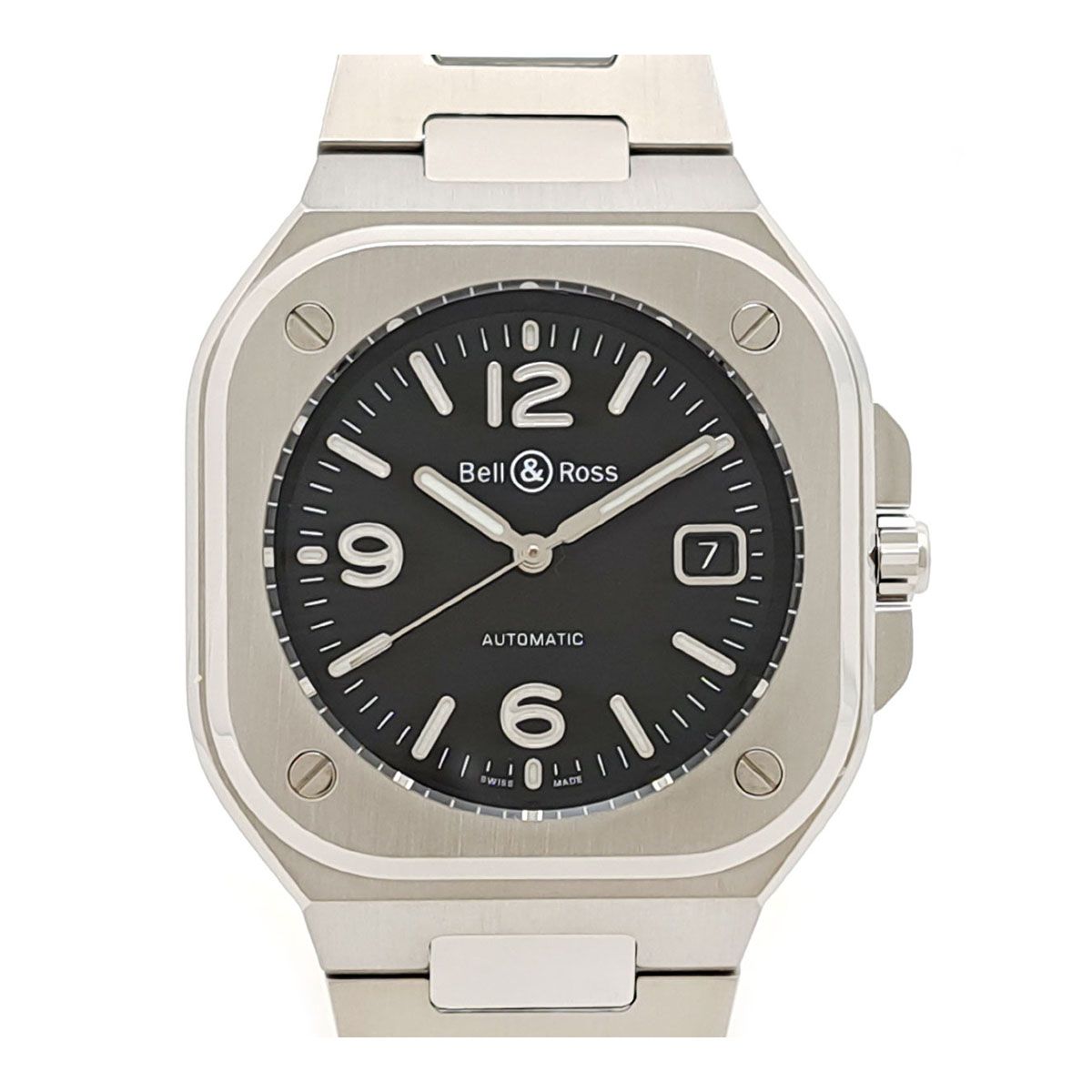 ベル＆ロス BR 05 ブラックスティール 自動巻き ステンレススティール メンズ Bell＆Ross 時計