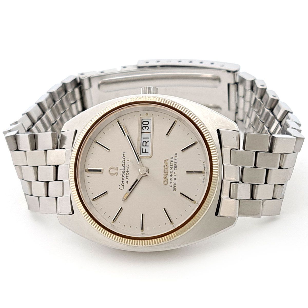 オメガ コンステレーション cal 1021 Overhauled 168 0057 自動巻き ステンレススティール メンズ ボーイズ OMEGA 時計