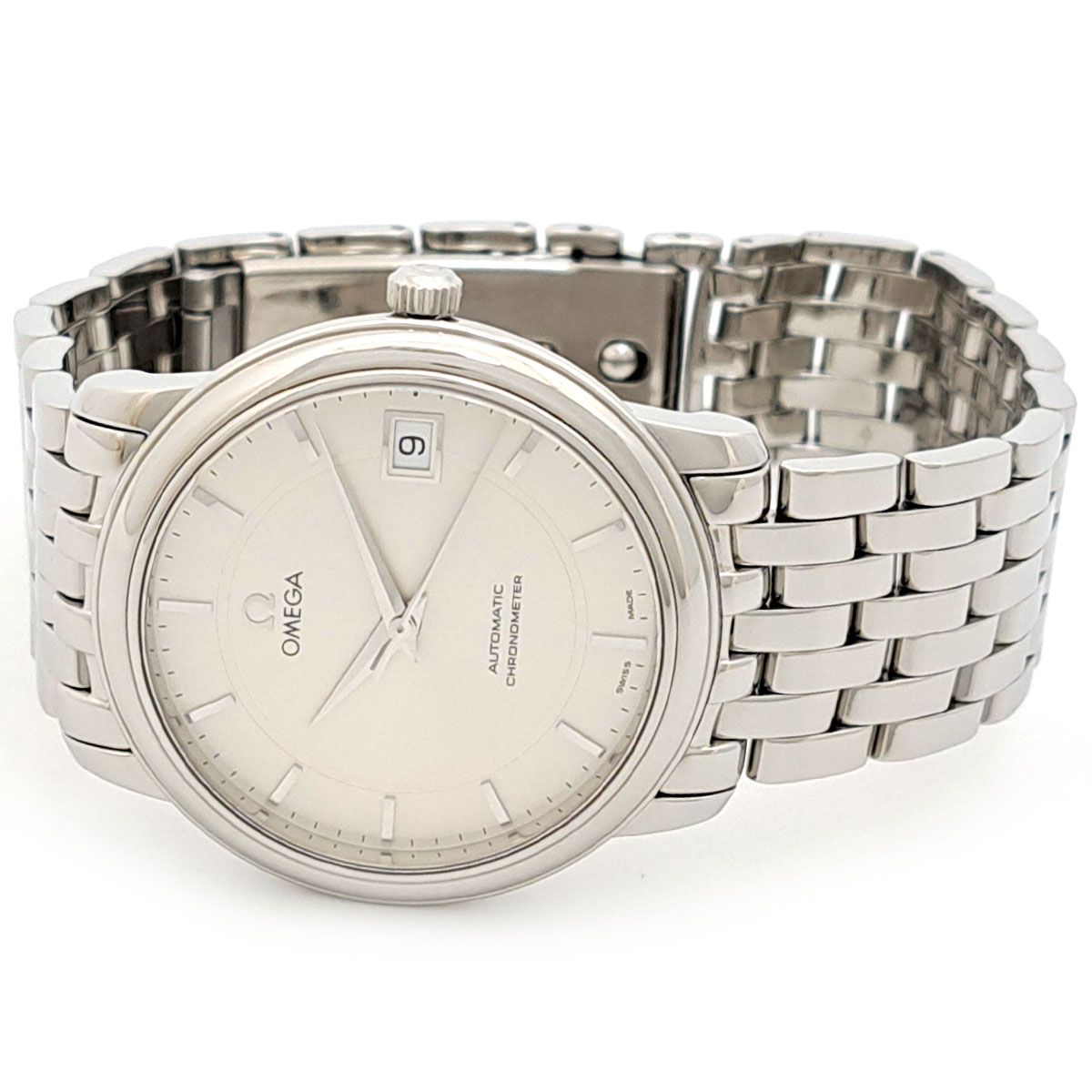 オメガ デヴィル プレステージ 4500 31 自動巻き ステンレススティール メンズ ボーイズ OMEGA 時計