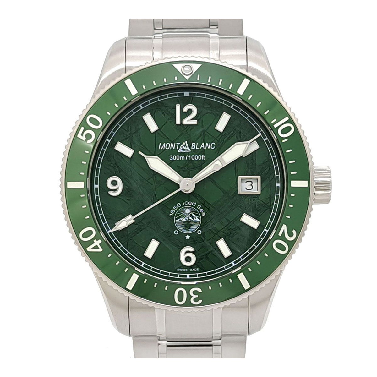 モンブラン 1858 アイスシー 129373 自動巻き ステンレススティール メンズ MONTBLANC 時計