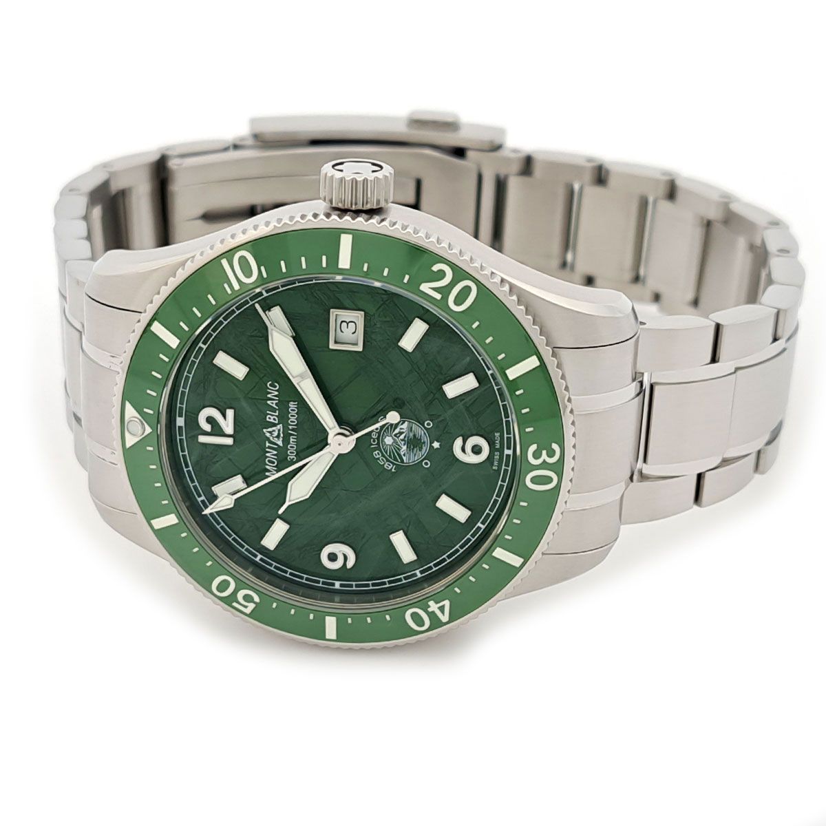 モンブラン 1858 アイスシー 129373 自動巻き ステンレススティール メンズ MONTBLANC 時計