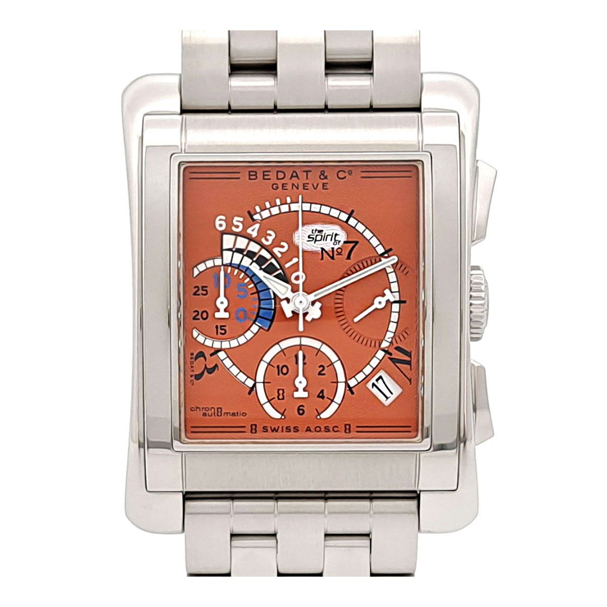 ベダ＆カンパニー スピリット No 7 クロノグラフ 768 自動巻き ステンレススティール メンズ BEDAT Co 時計