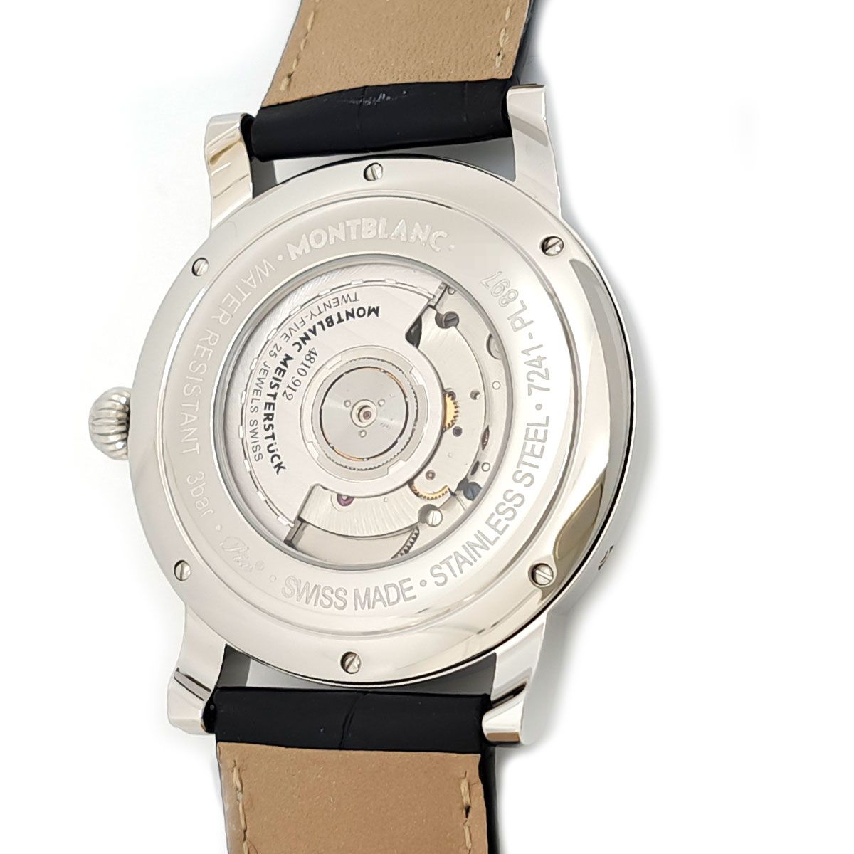  モンブラン スターローマン トリプルカレンダー ムーンフェイズ 113645 自動巻き ステンレススティール メンズ MONTBLANC 時計 自動巻き時計 腕時計(アナログ)